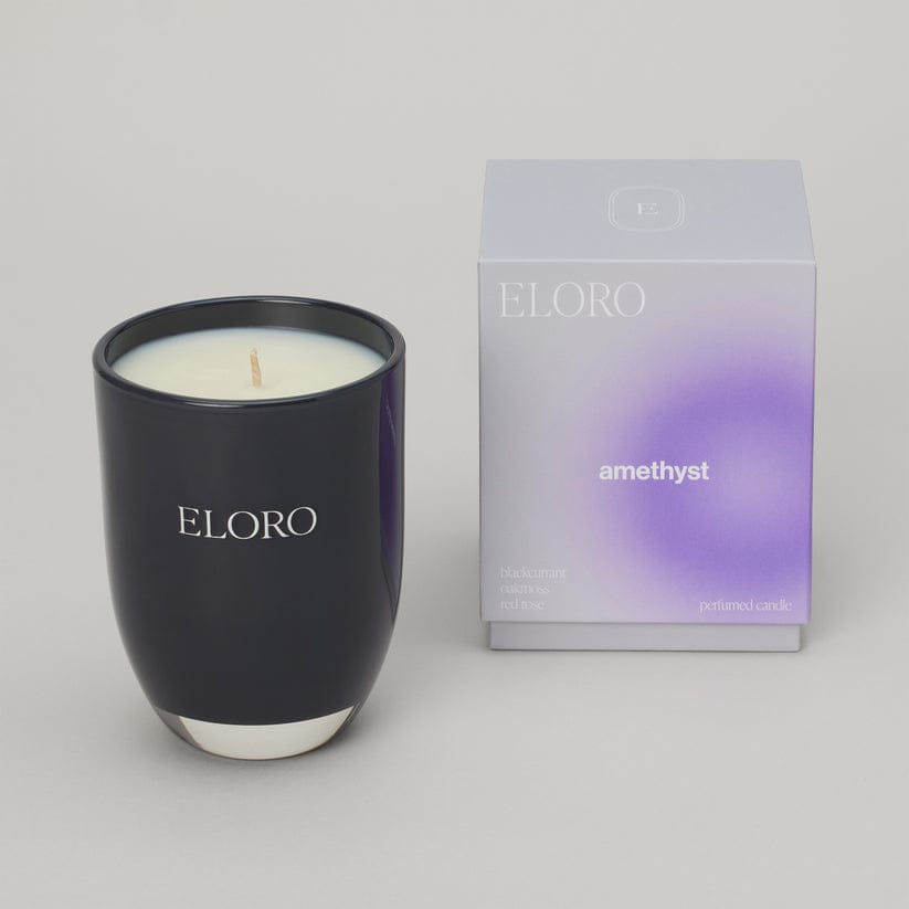 Amethyst Scented Single Wick Candle 9.2 oz