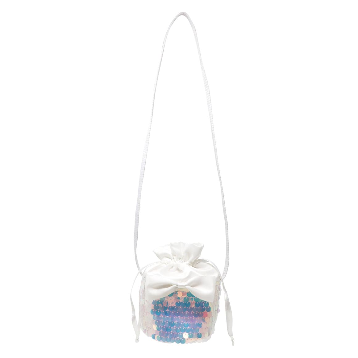 Pink Poppy Christmas Holiday Glimmer Drawstring Cross Body Bag - Little Miss Muffin Children & Home