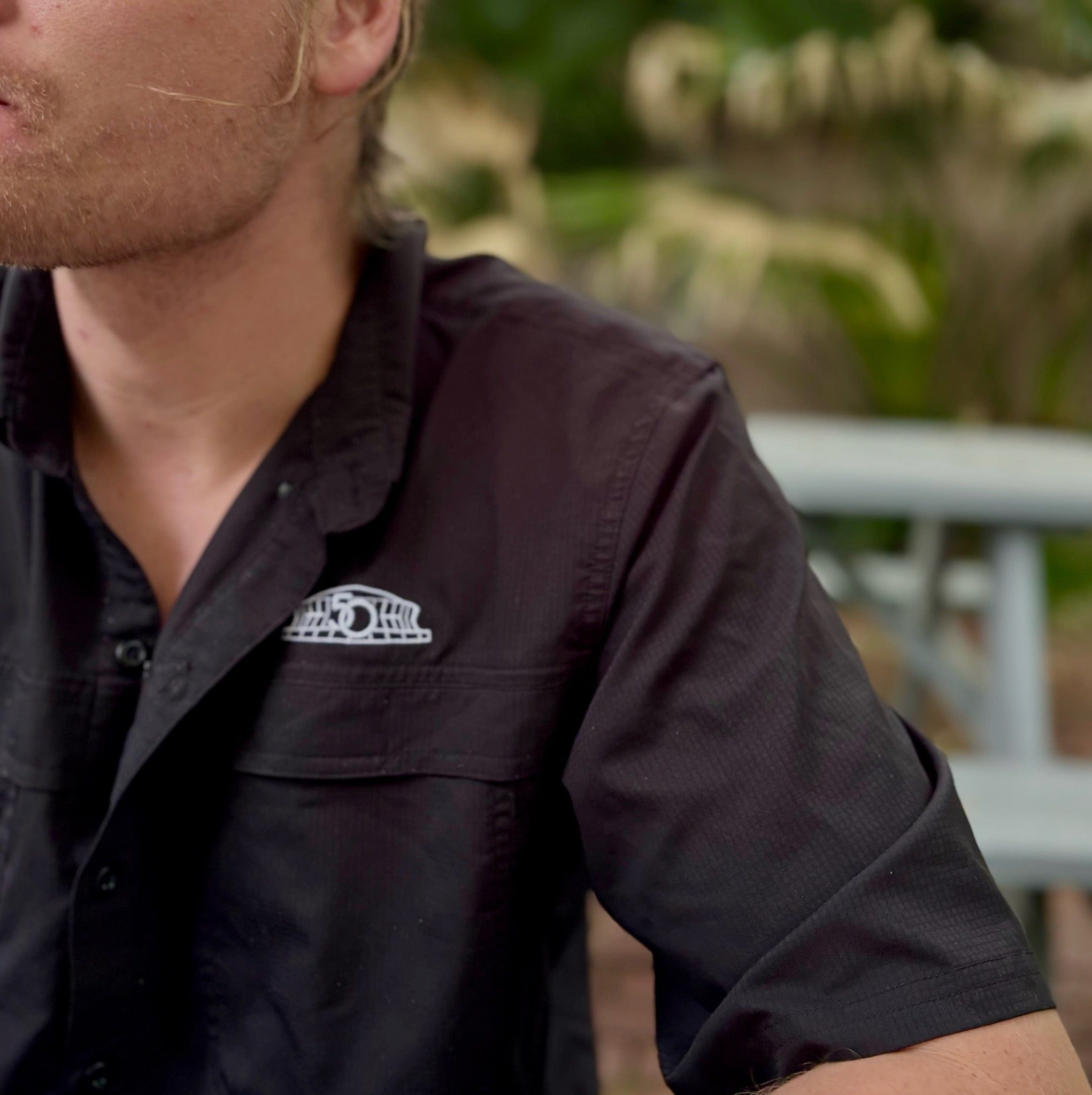 Whereable Art Men's Sun Protection Fishing Shirt  Superdome 50 Years - Little Miss Muffin Children & Home