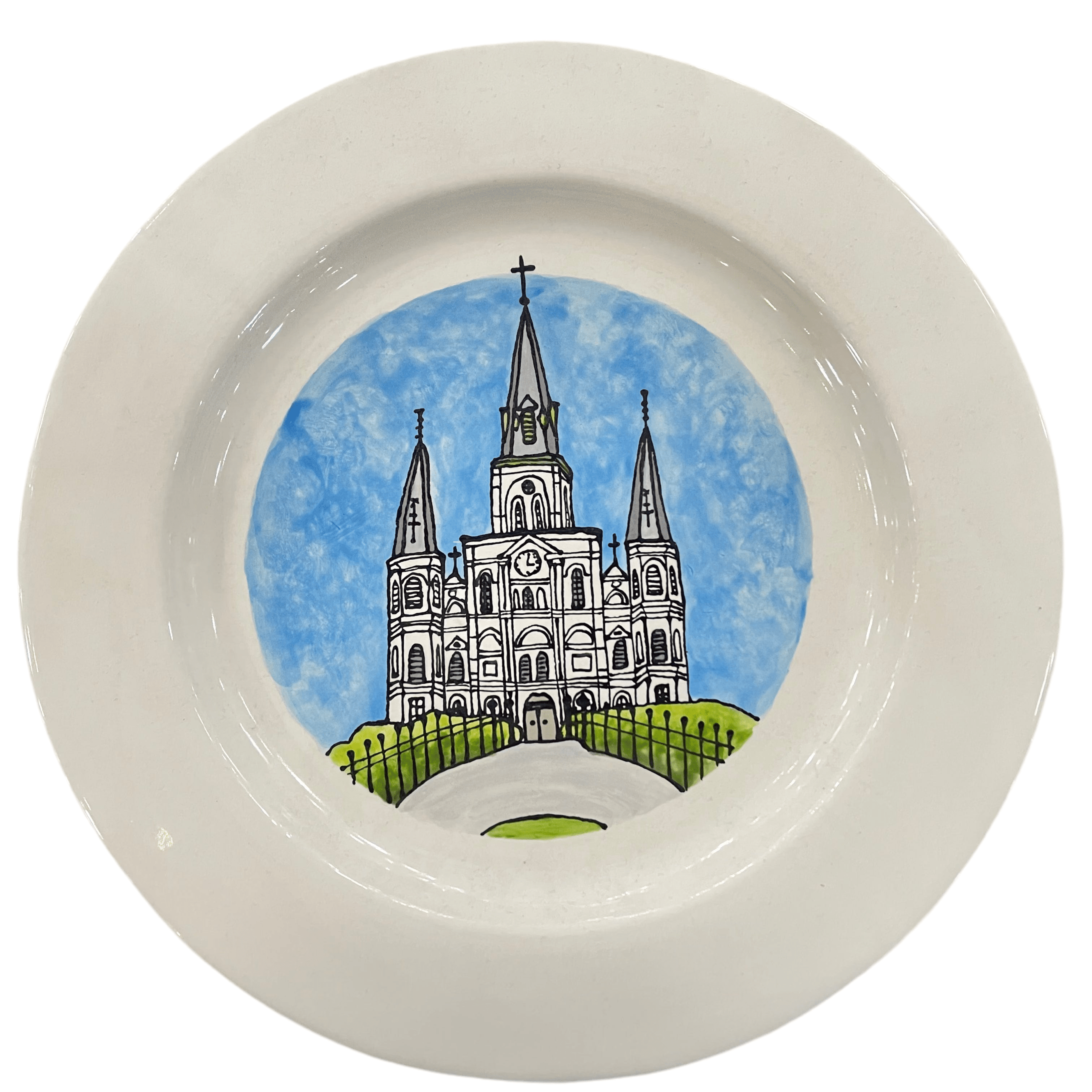 Jan Salzer Art Jan Salzer Cathedral Platter - Little Miss Muffin Children & Home