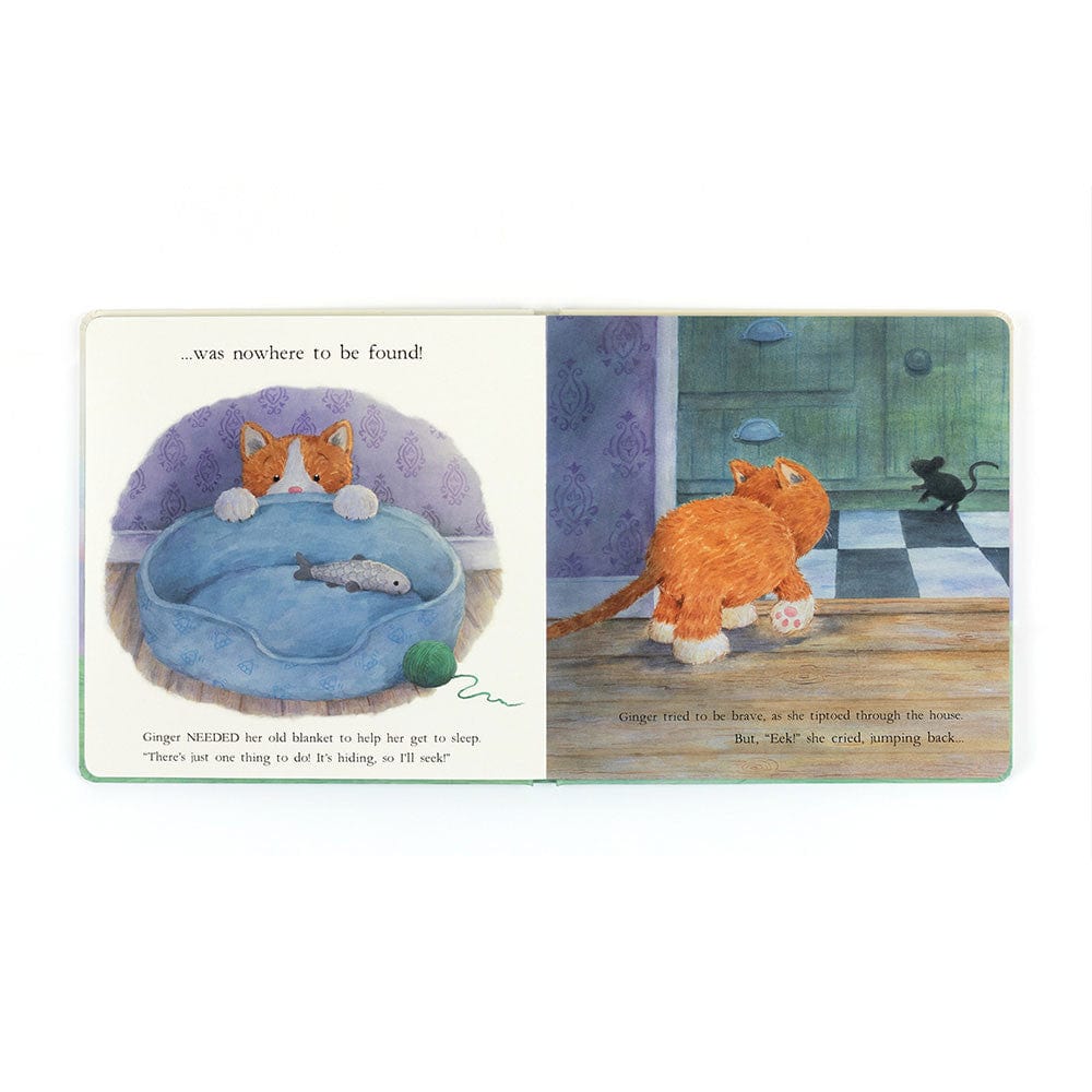 Jellycat Jellycat Ginger, the Courageous Kitten Book - Little Miss Muffin Children & Home