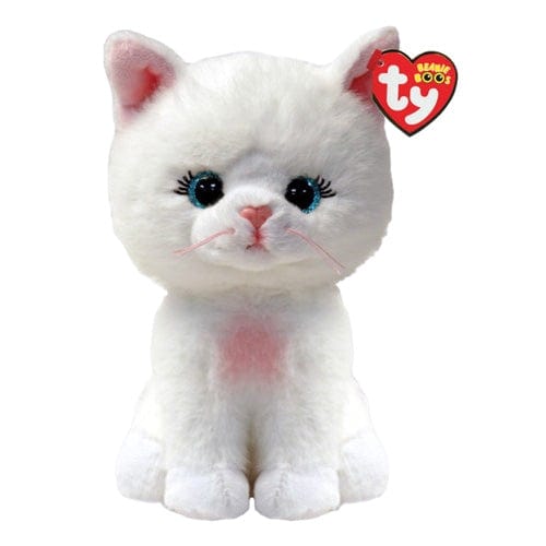 Ty Inc Ty Inc Beanie Boos Amelia the White Cat 6" Plush - Little Miss Muffin Children & Home