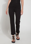 black Baby Bootcut Ankle Pant