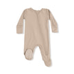 Basics Smoke Gray 2 Way Zipper Footie