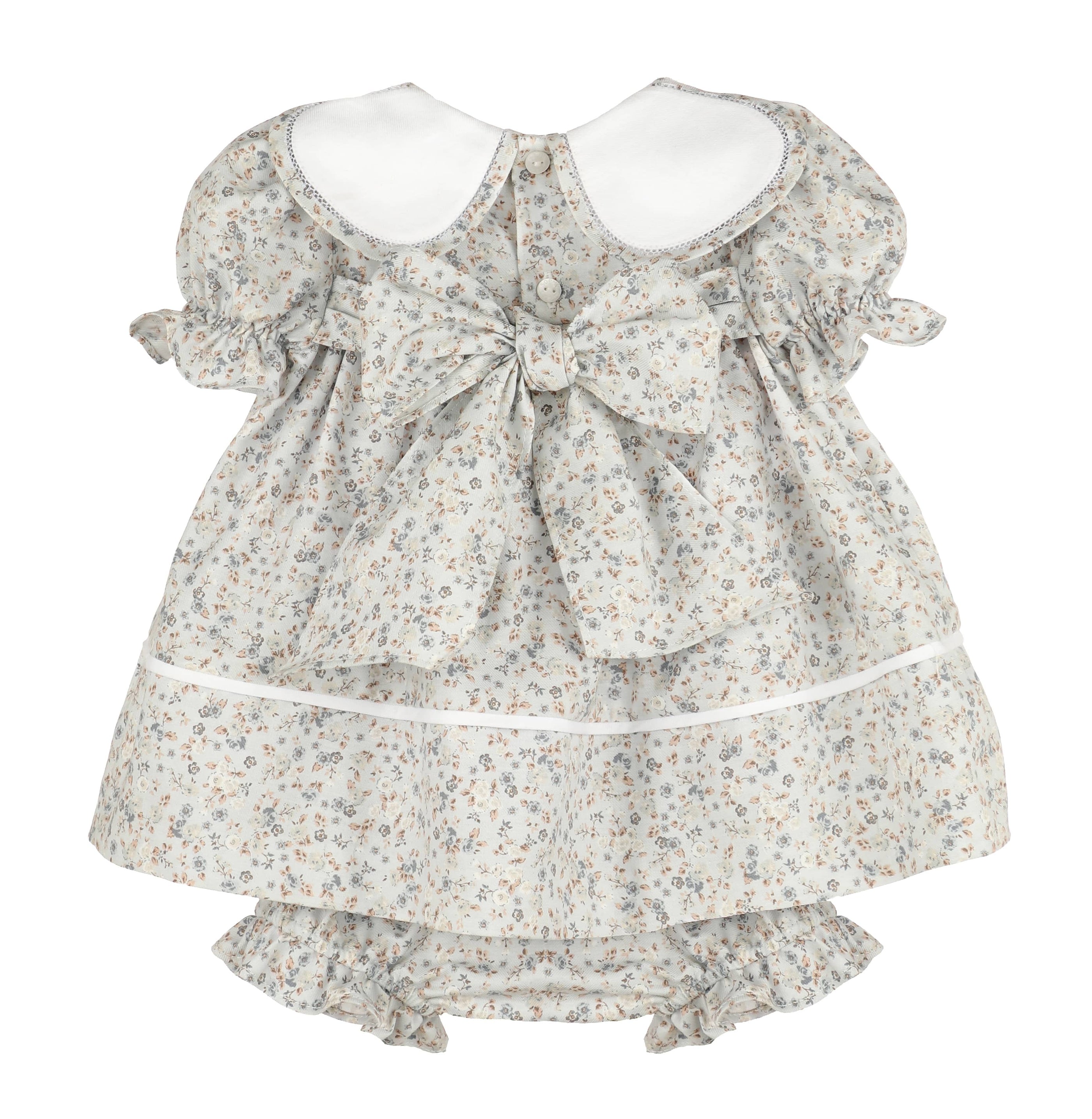 Blue Bloomy Chintz Petal Float