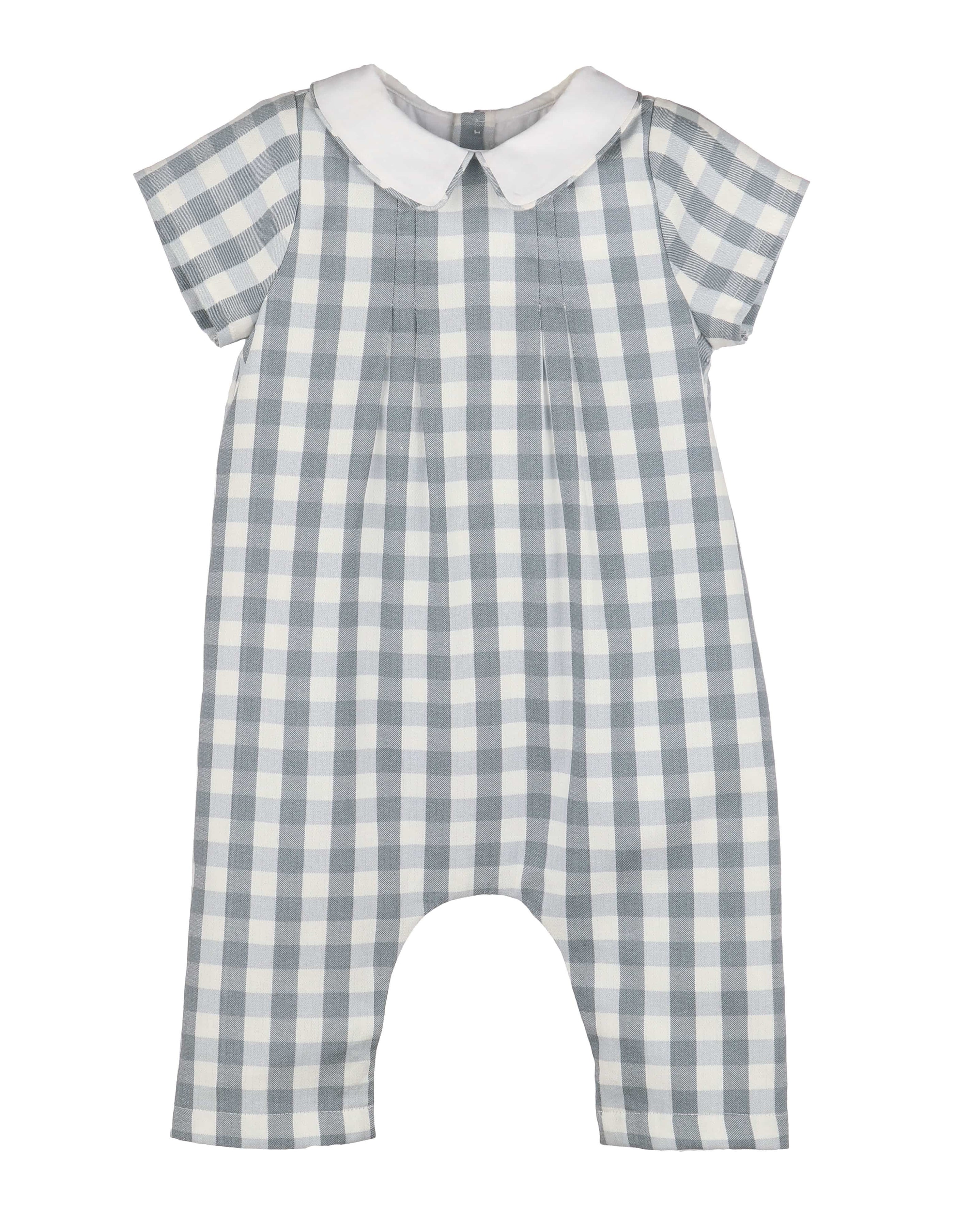 Blue Blue Willow Check Boy Longall