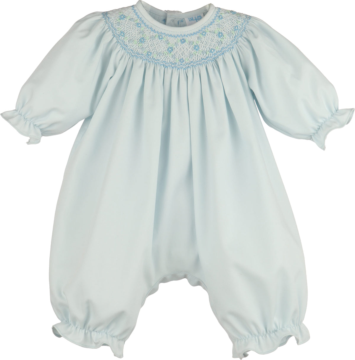 Blue Classic Smock Long Bubble