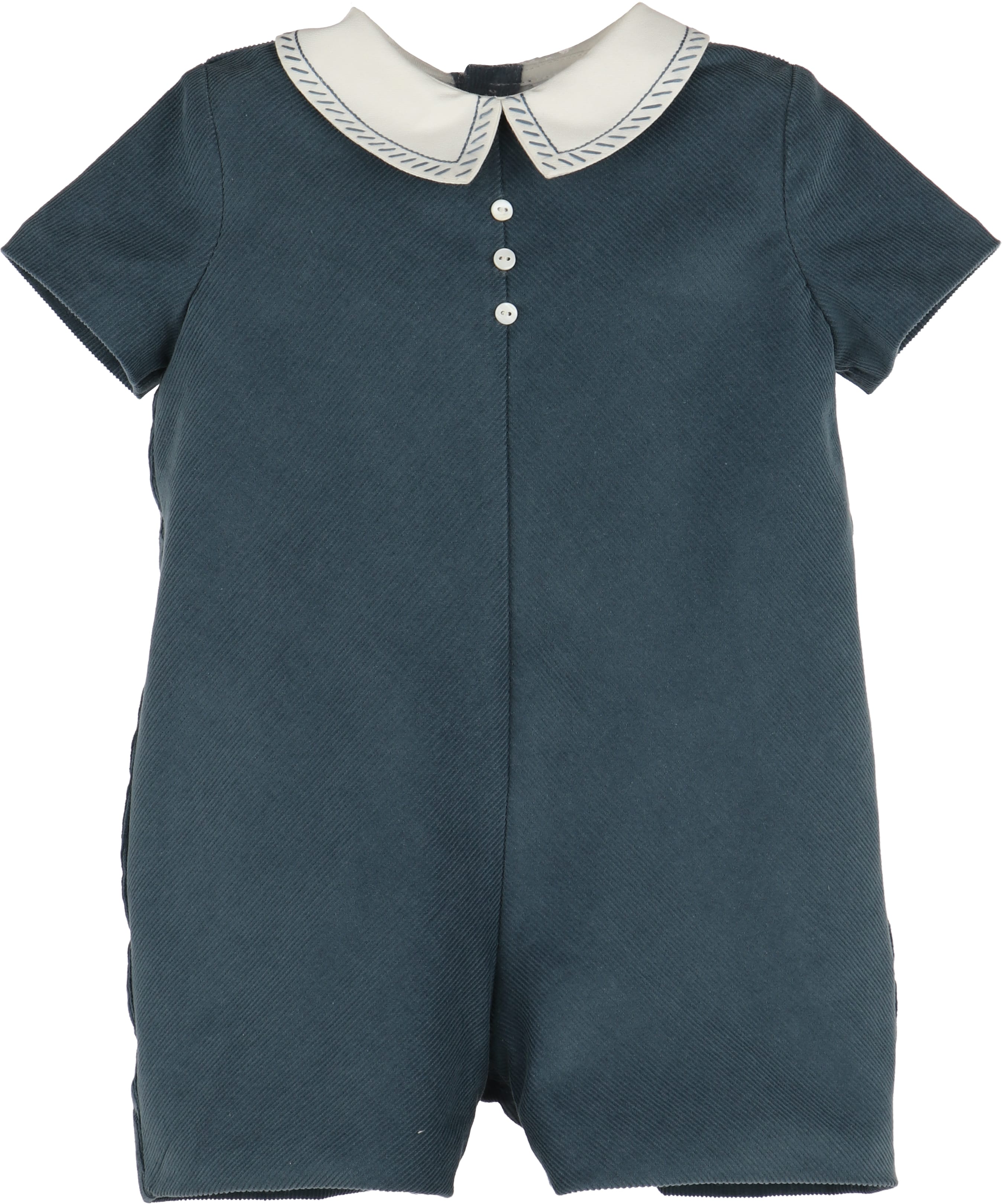 Blue Cozy Corduroy Boy Bubble