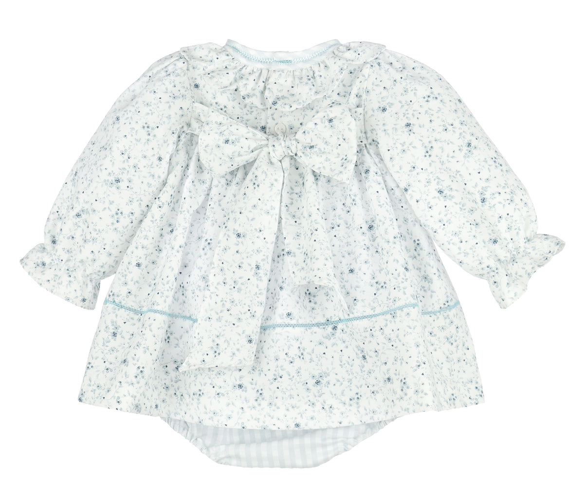 Blue Floral Flurries Bubble