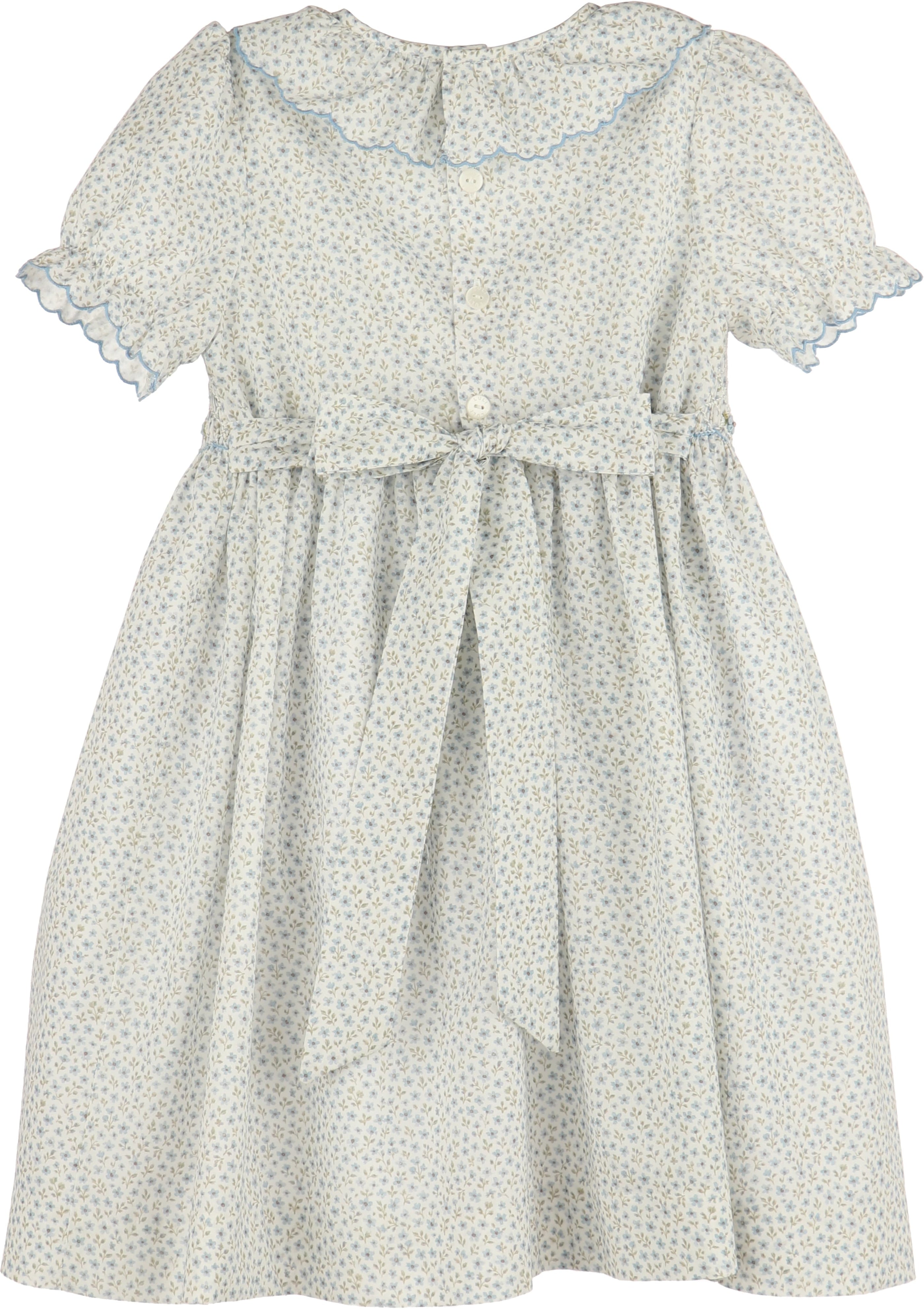 Blue Forest Fairy Smock Dress