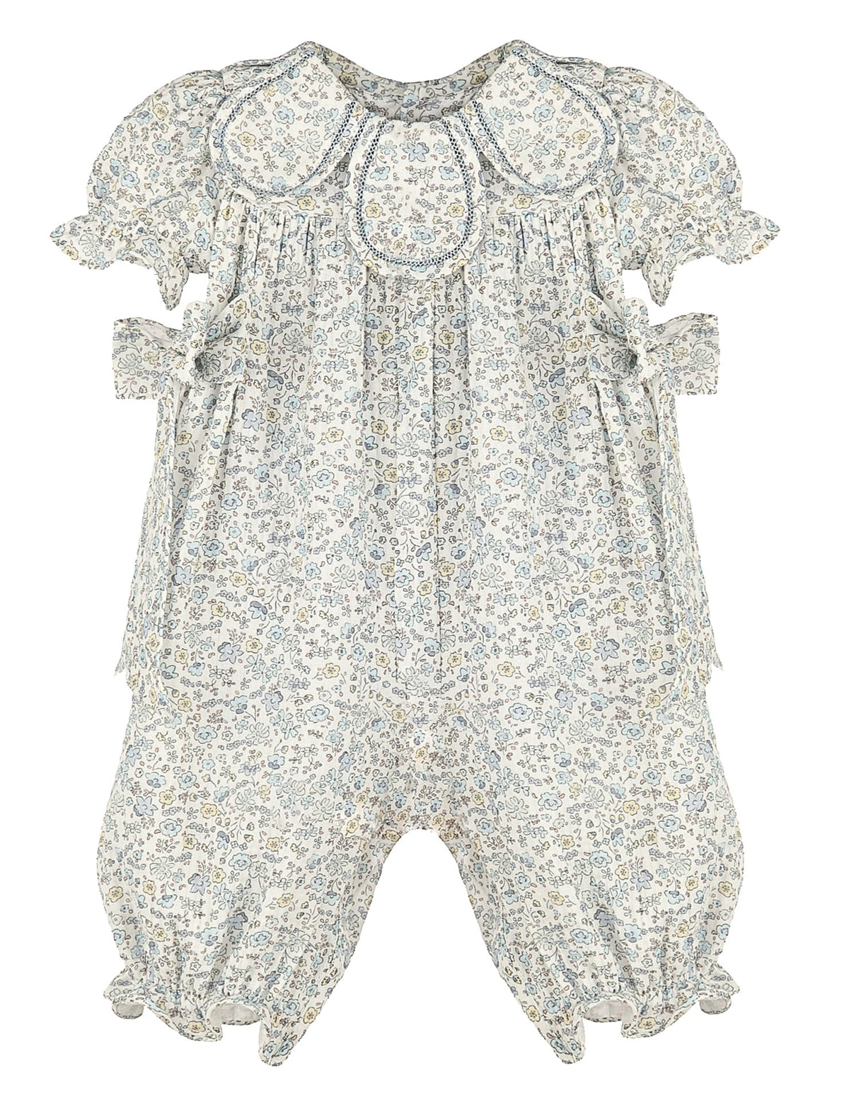 Blue Whimsy Floral Petal Longall