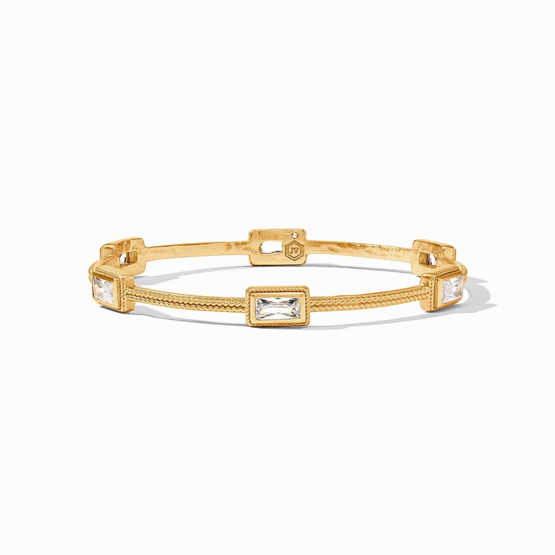 Julie Vos Julie Vos Baguette Bangle, Cubic Zirconia - Little Miss Muffin Children & Home