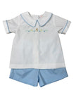 Whimsy Bay Kids Bunny Cottontail Collared Short Set - Little Miss Muffin Children & Home