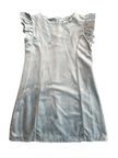 Blue velvet girls shift dress