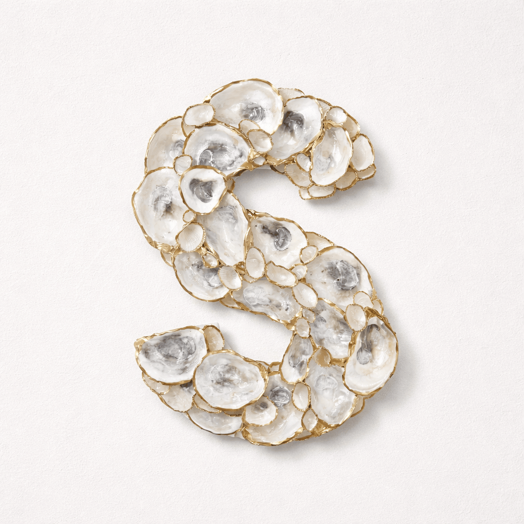 Custom 16" Oyster Shells Letter
