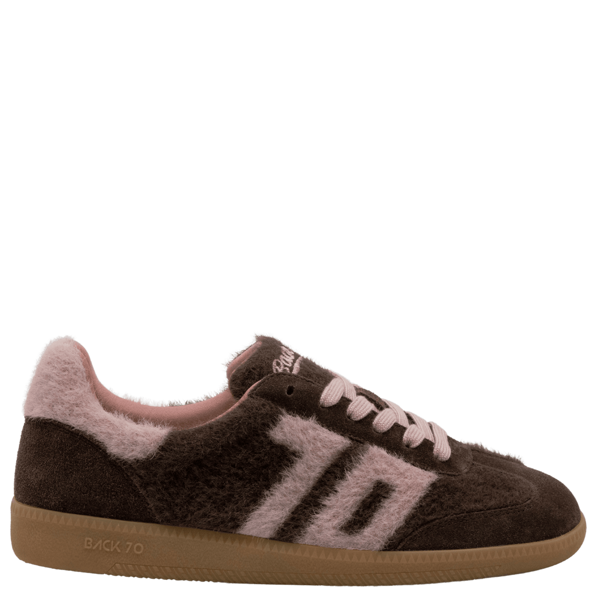 Back 70 Streetwear Mohair Sneaker in Coffee Pink - Little Miss Muffin Children & Home