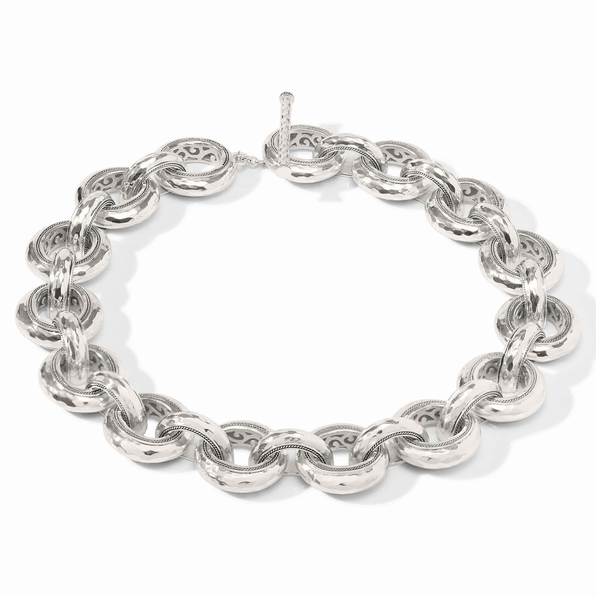 Cannes Silver Link Necklace