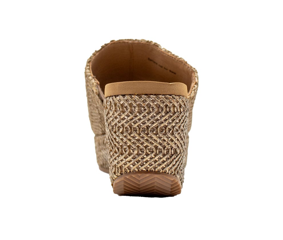 Volatile Volatile Canteen Metallic Braided Fabric Wedge Sandals - Little Miss Muffin Children & Home