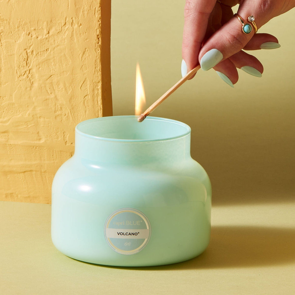 Capri Blue Volcano Aqua Opaline Signature Jar 19oz Candle - Little Miss Muffin Children & Home