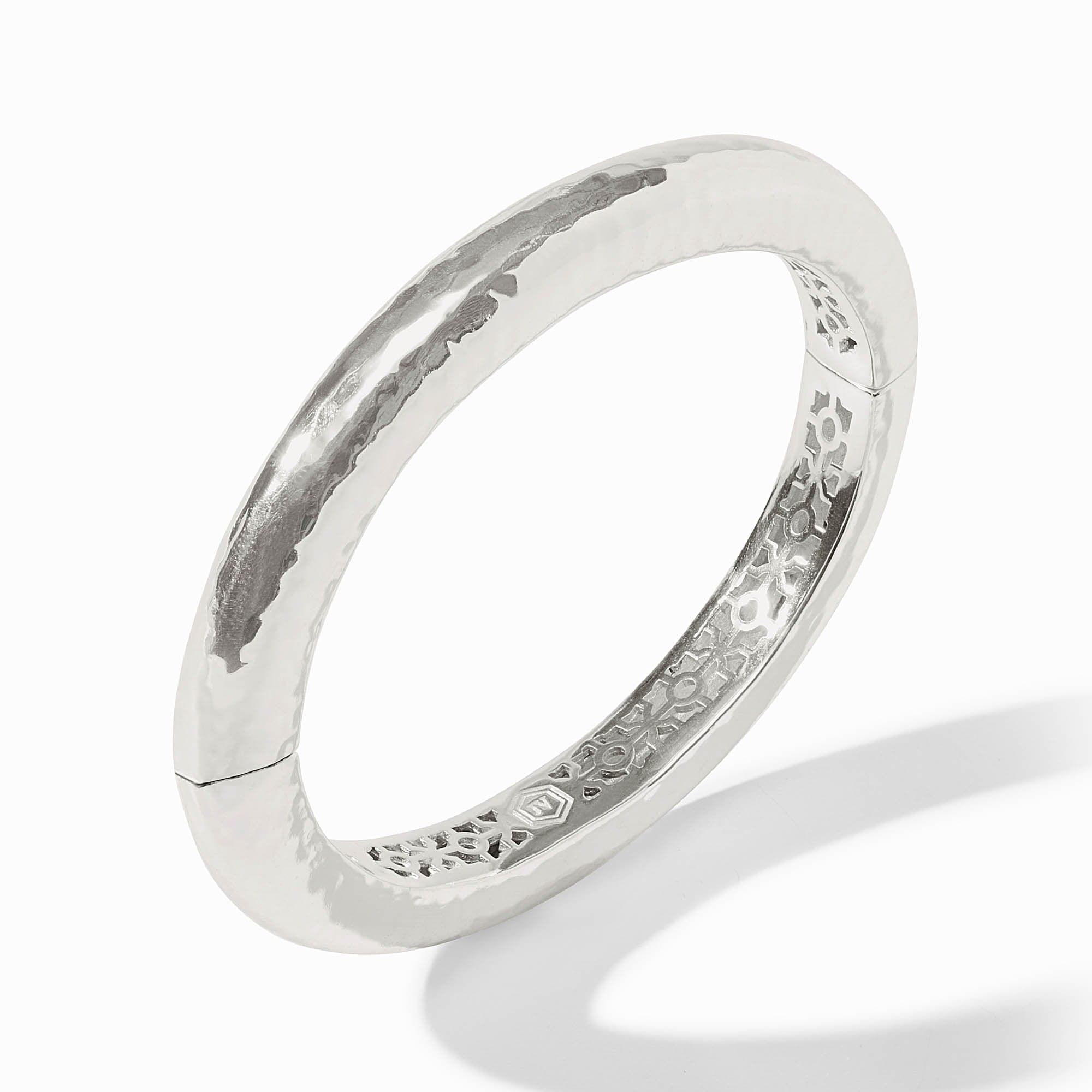 Silver Catalina Hinge Bangle
