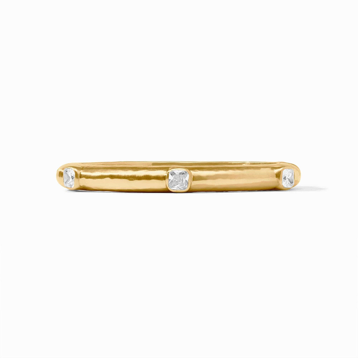 Catalina Hinge Bangle Bracelet with  Cubic Zirconia Stones