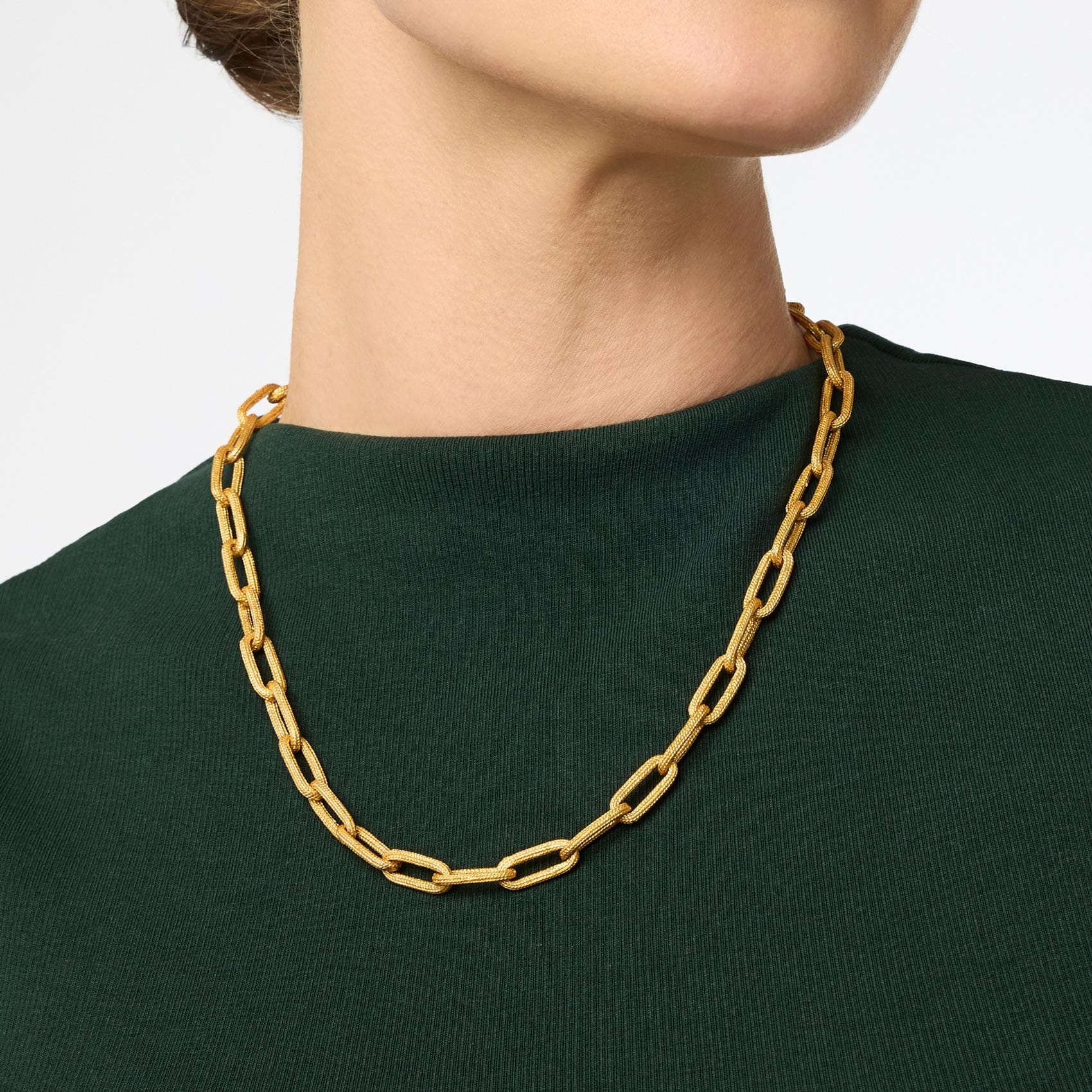 Julie Vos Julie Vos Cheval Paperclip Link Necklace - Little Miss Muffin Children & Home