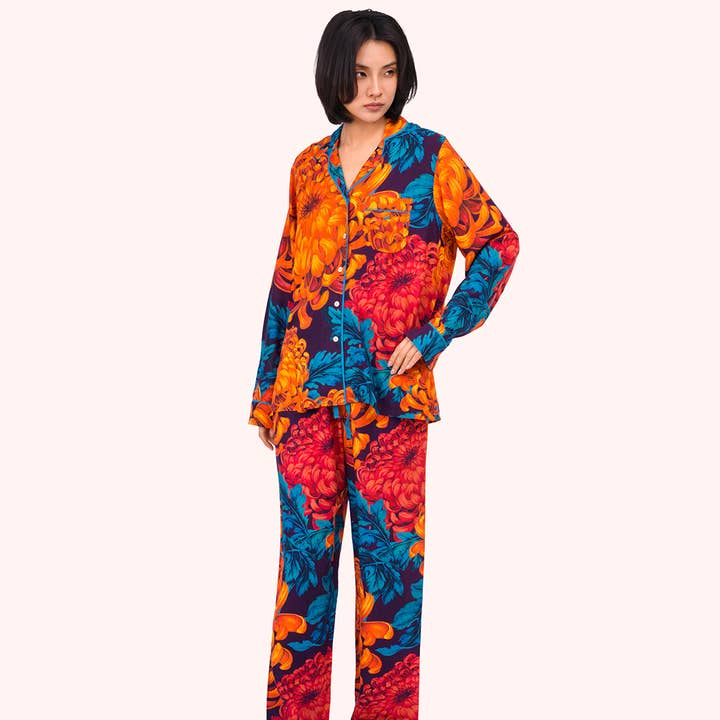 Chrysanthemum Long Pyjamas