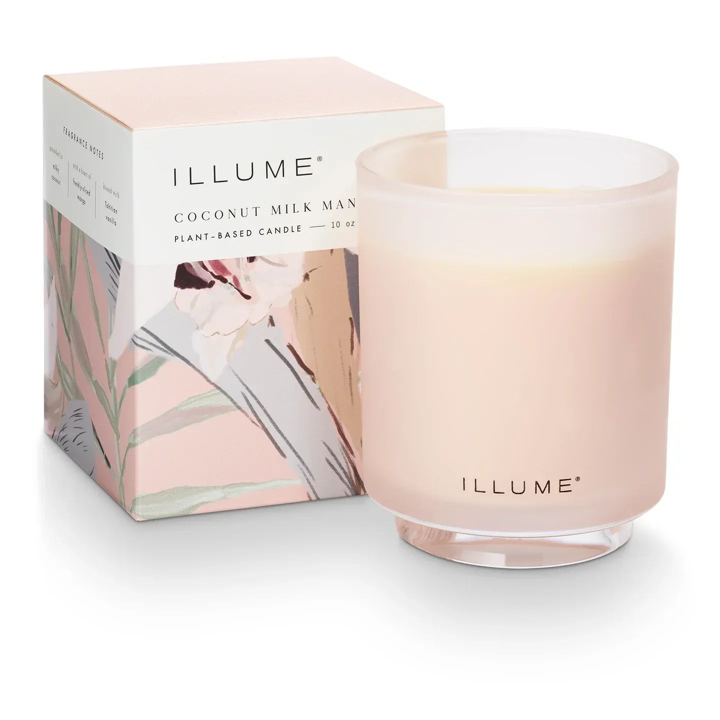 Coconut Milk Mango Refillable Boxed Glass Candle