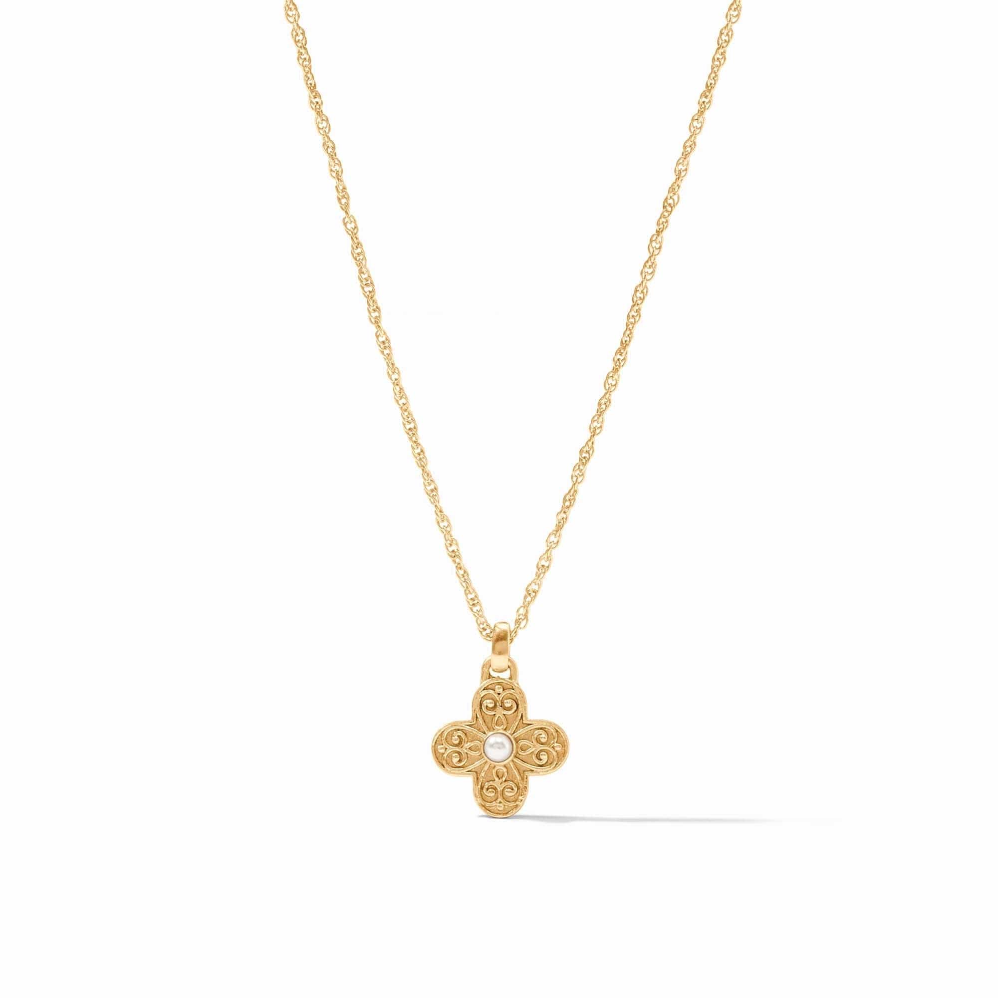 Julie Vos Julie Vos Malta Corinth Delicate Necklace, Pearl - Little Miss Muffin Children & Home