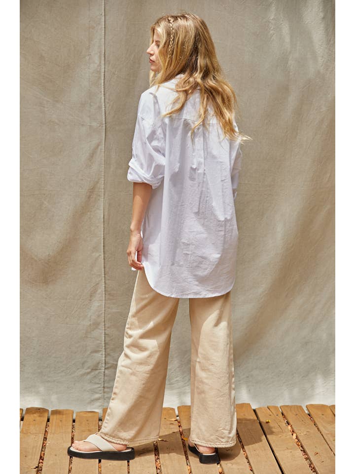 Cotton Button Down Shirt