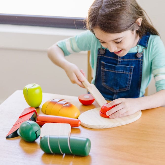 Wooden Food Cutting Set