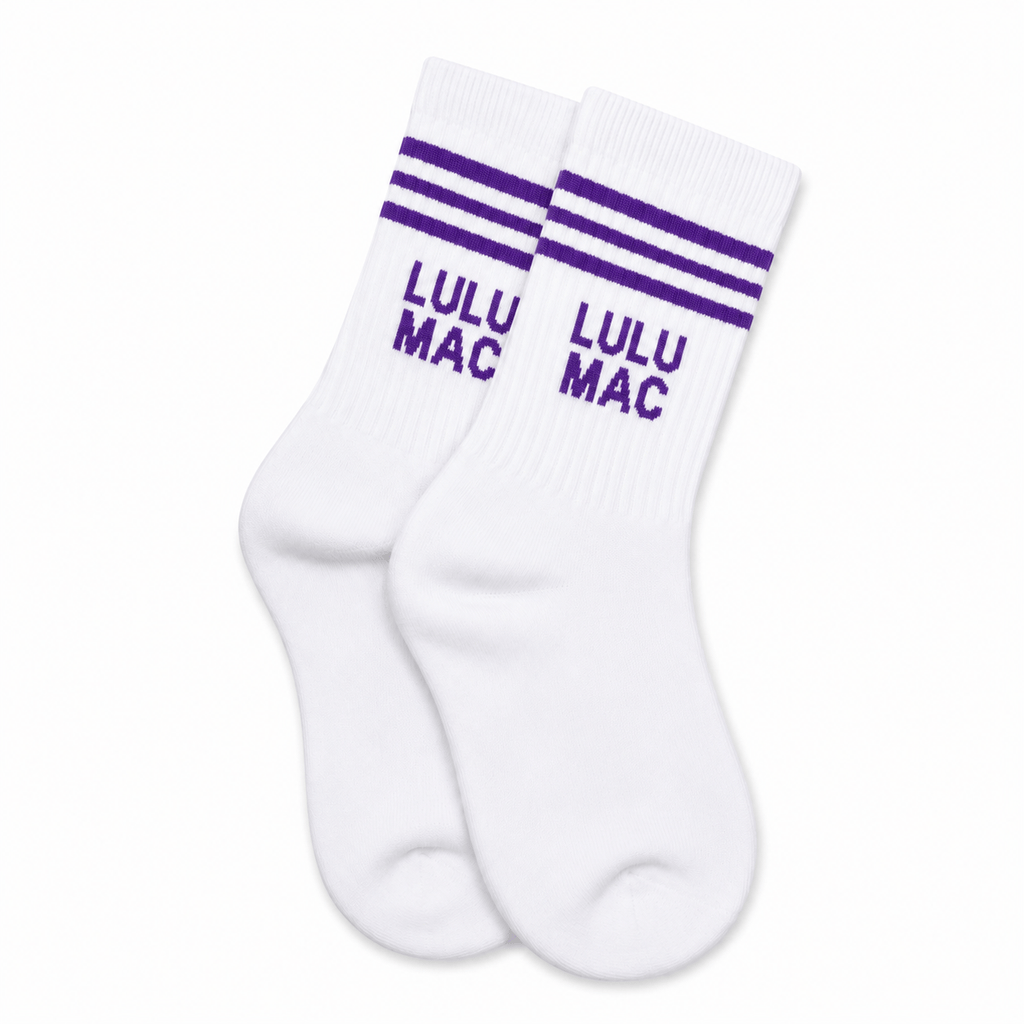 Girlie Girl Originals Lulu Mac Socks Single Pair - Purple - Little Miss Muffin Children & Home