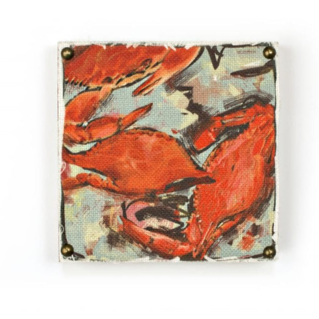 Second Line Ventures The  Parish Line Crab Art Block - Little Miss Muffin Children & Home