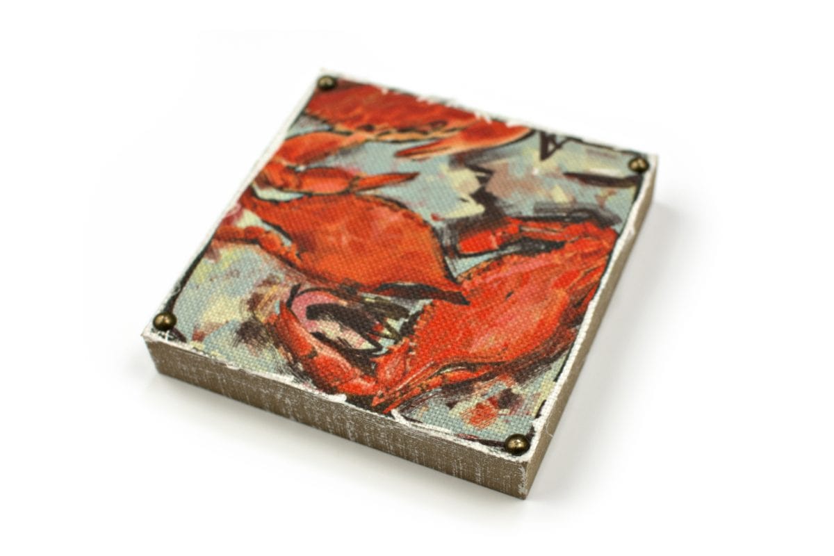 Second Line Ventures The  Parish Line Crab Art Block - Little Miss Muffin Children & Home