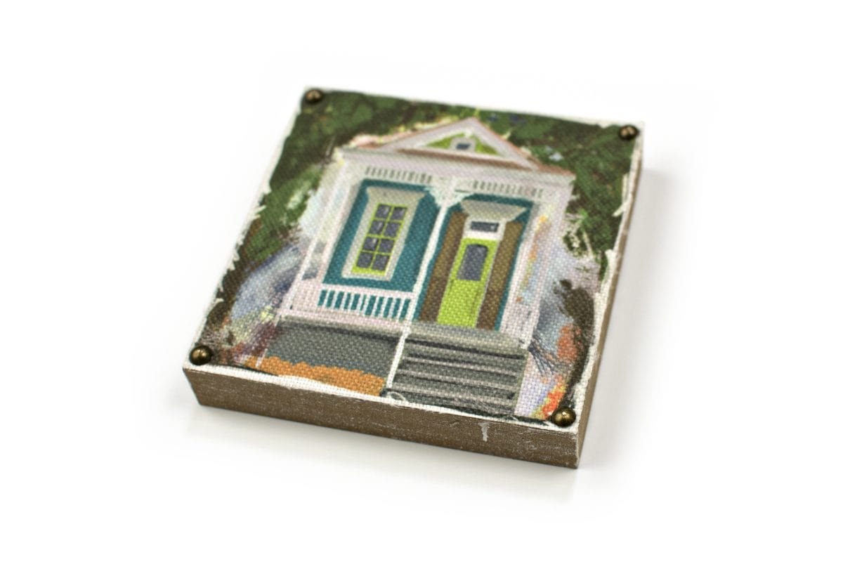 Second Line Ventures The  Parish Line Creole Cottage Art Block - Little Miss Muffin Children & Home