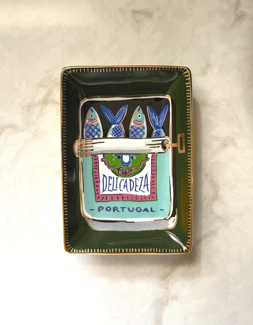 Idlewild Sardines Porcelain Trinket Dish - Little Miss Muffin Children & Home