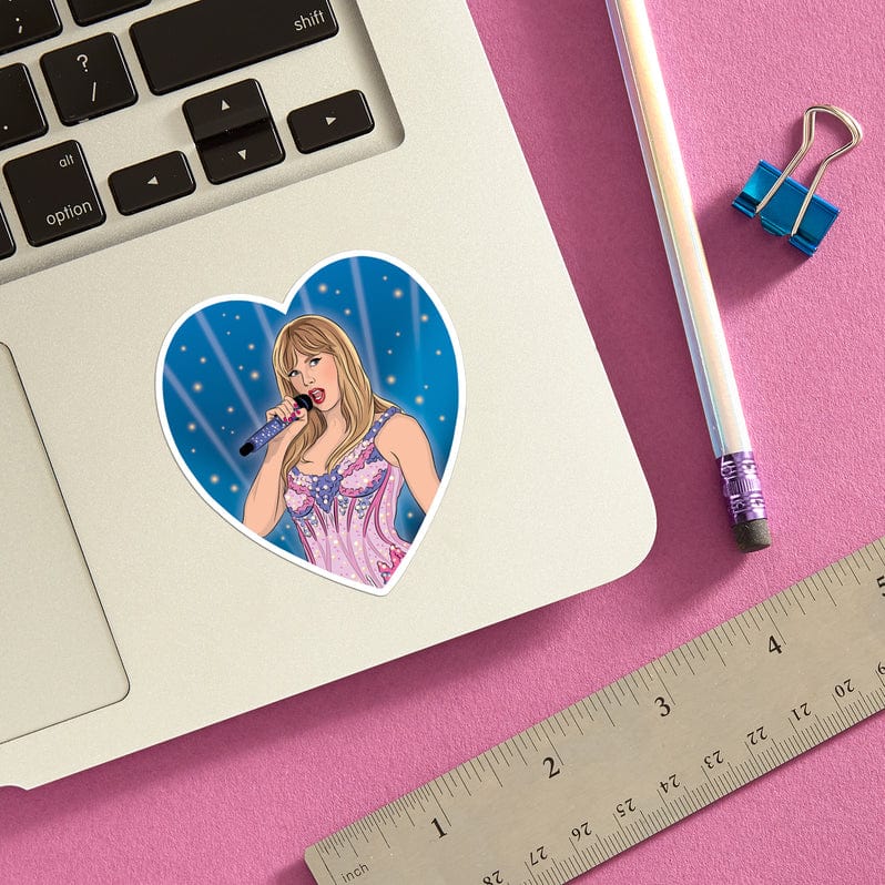 The Found The Found Taylor Greatest Era Heart Die Cut Sticker - Little Miss Muffin Children & Home