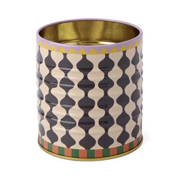 DesignWorks Ink A Dopo Black & White Wavy Pattern Storage Tin - Little Miss Muffin Children & Home