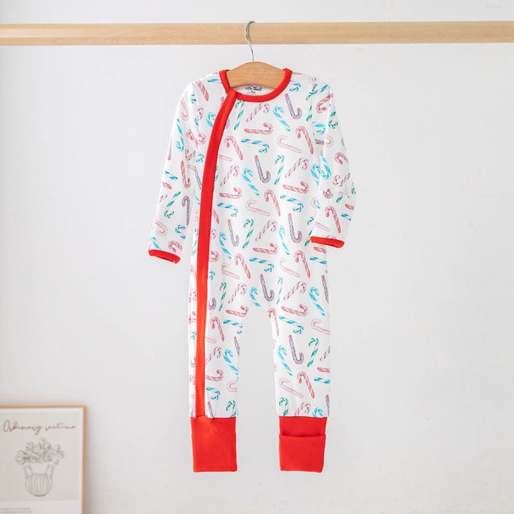 Nola Tawk Candy Cane Lane Organic Cotton Kids Pajamas - Little Miss Muffin Children & Home
