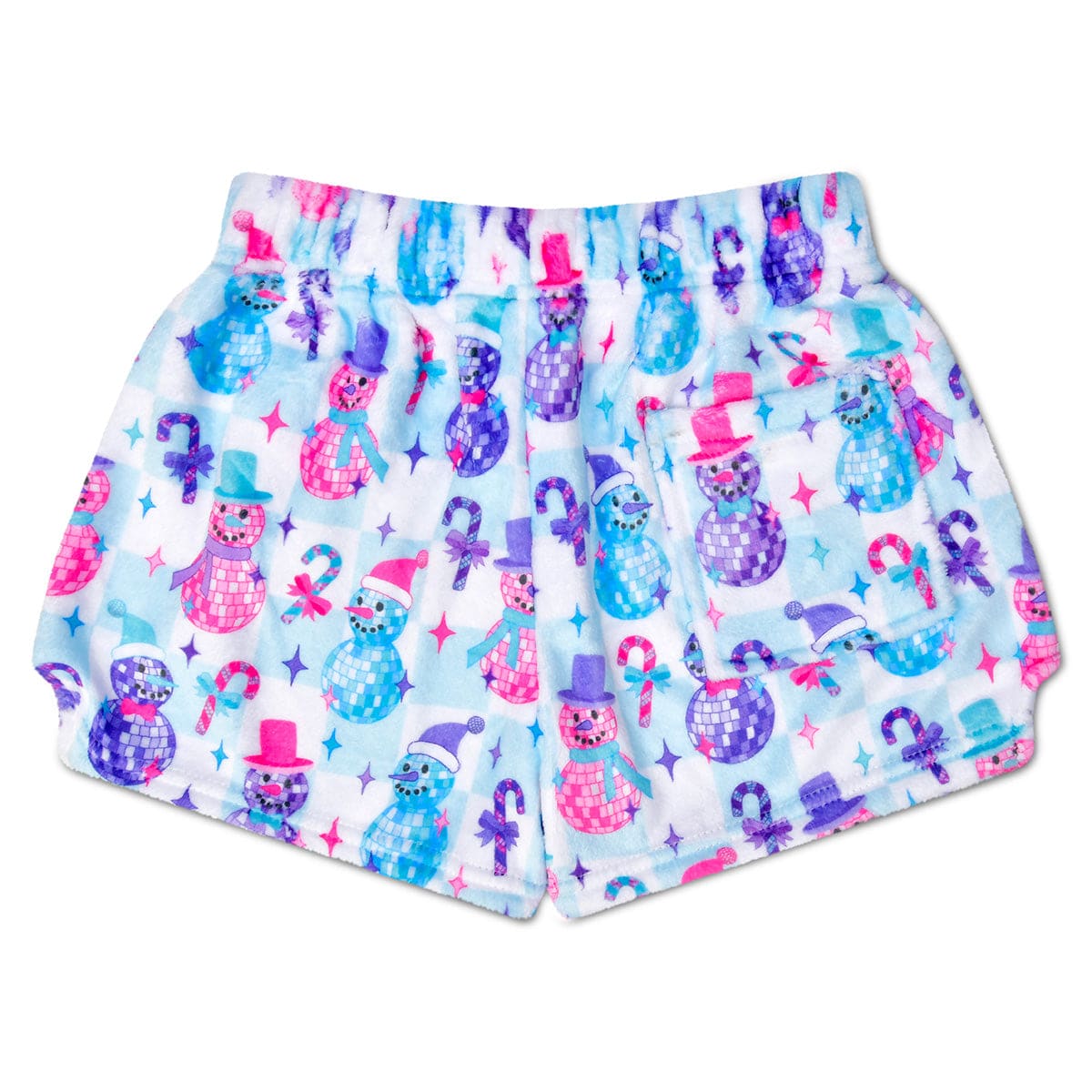 iScream iScream Disco Snowman Plush Shorts - Little Miss Muffin Children & Home