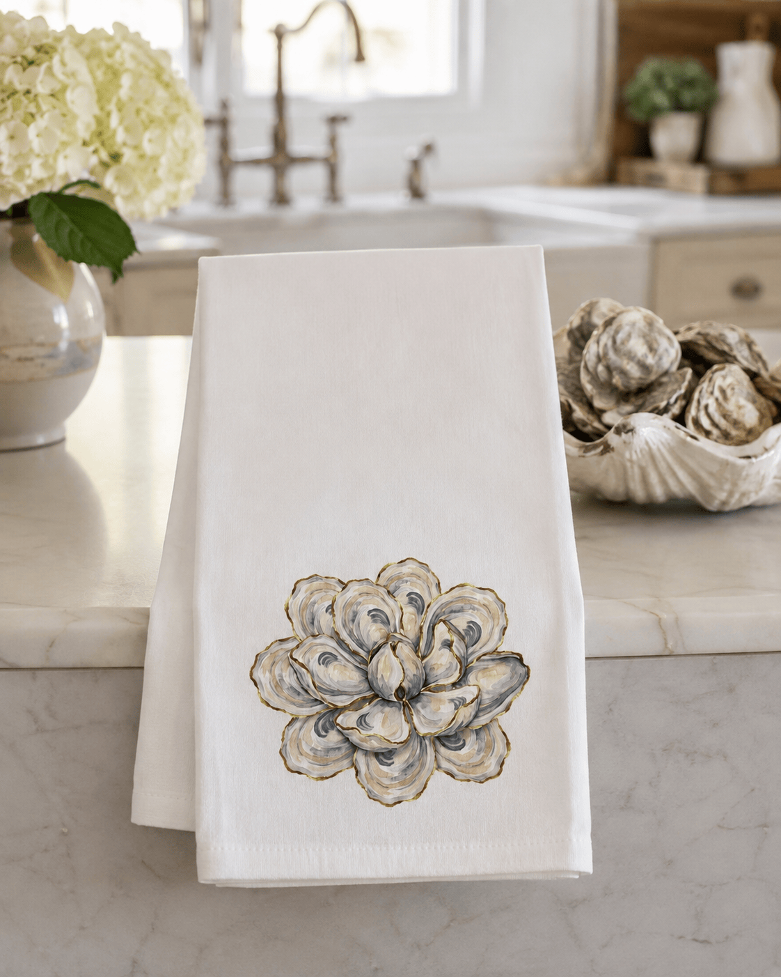 Oyster Magnolia Towel