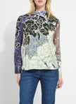 Lysse Seraphina Mock Neck Blouse in Antique Garden - Little Miss Muffin Children & Home