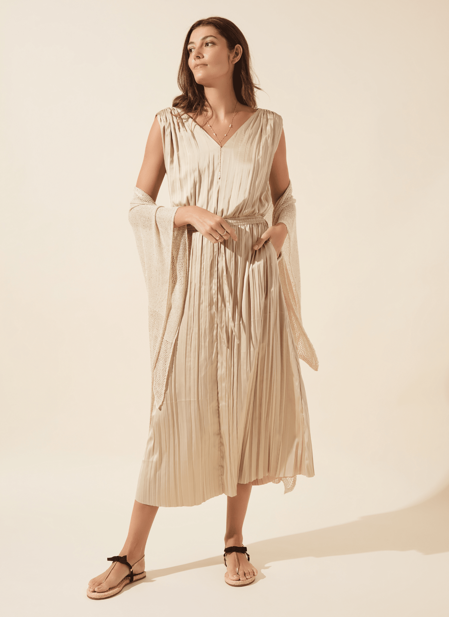 Lysse The Packable Pleated Dress in Chablis - Little Miss Muffin Children & Home