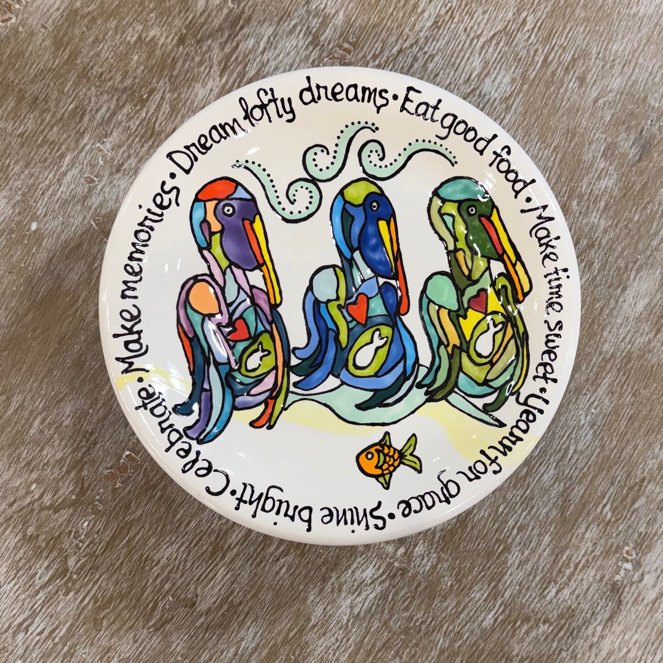Jan Salzer Art Pelican Cake Stand - Little Miss Muffin Children & Home