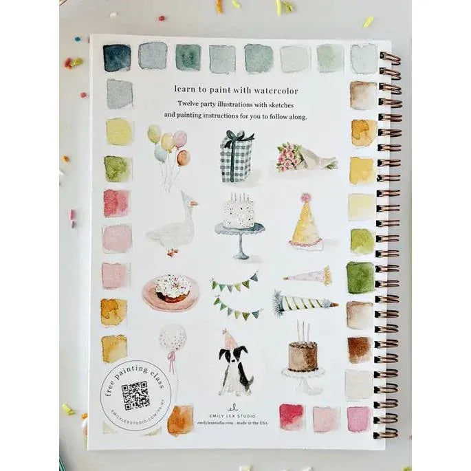 Emily Lex Studio Celebrate Watercolor Workbook - Little Miss Muffin Children & Home