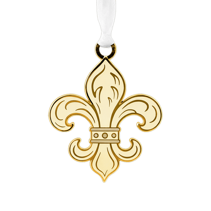 Nola Tawk Classic Fleur de Lis Enamel Ornament - Little Miss Muffin Children & Home