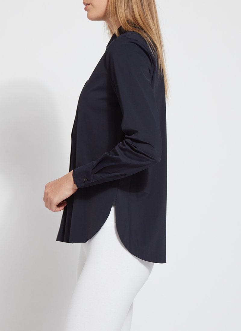 Lysse Lysse Connie Button Down in True Navy - Little Miss Muffin Children & Home