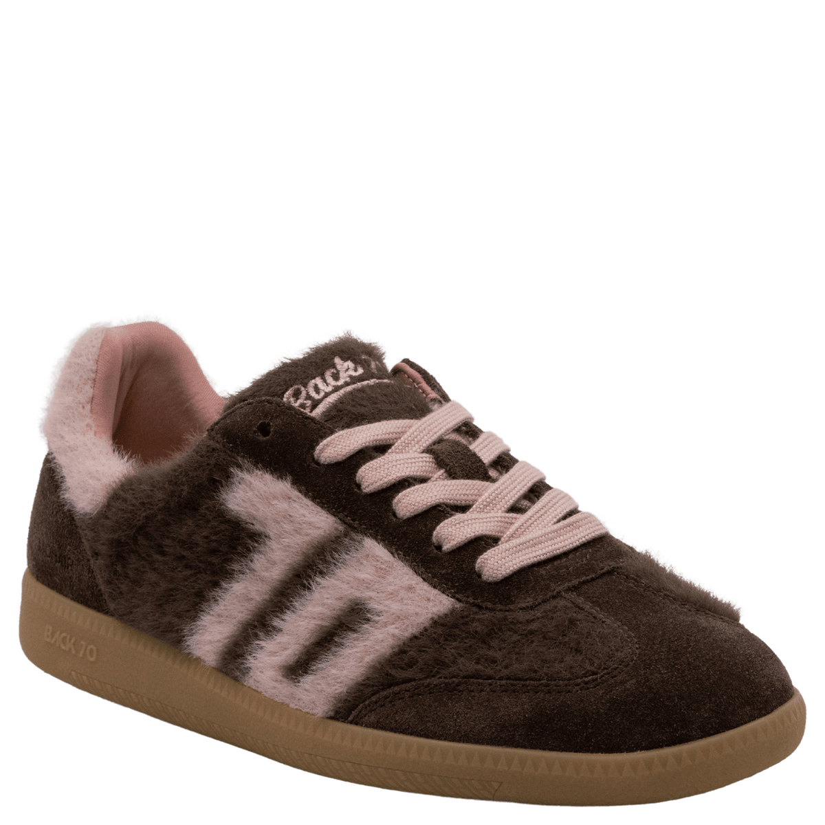 Back 70 Streetwear Mohair Sneaker in Coffee Pink - Little Miss Muffin Children & Home