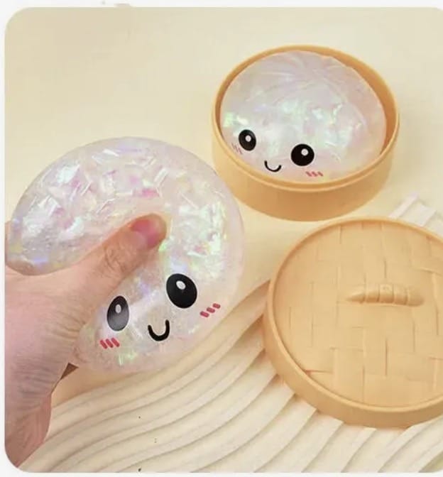 Assorted Squishy Dumpling Stress Toy