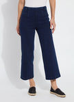 Lysse Lysse Layton Wide-Leg Cropped Denim Pants in Dark Indigo - Little Miss Muffin Children & Home